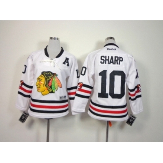 NHL Youth chicago blackhawks #10 Patrick Sharp white jerseys(2015 new classic) NHL Youth chicago blackhawks #10 Patrick Sharp white jerseys(2015 new classic)