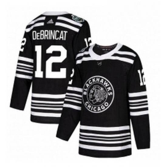Youth Adidas Chicago Blackhawks 12 Alex DeBrincat Authentic Black 2019 Winter Classic NHL Jersey Youth Adidas Chicago Blackhawks 12 Alex DeBrincat Authentic Black 2019 Winter Classic NHL Jersey