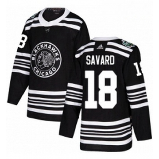 Youth Adidas Chicago Blackhawks 18 Denis Savard Authentic Black 2019 Winter Classic NHL Jersey Youth Adidas Chicago Blackhawks 18 Denis Savard Authentic Black 2019 Winter Classic NHL Jersey