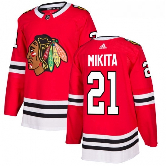 Youth Adidas Chicago Blackhawks 21 Stan Mikita Authentic Red Home NHL Jersey Youth Adidas Chicago Blackhawks 21 Stan Mikita Authentic Red Home NHL Jersey