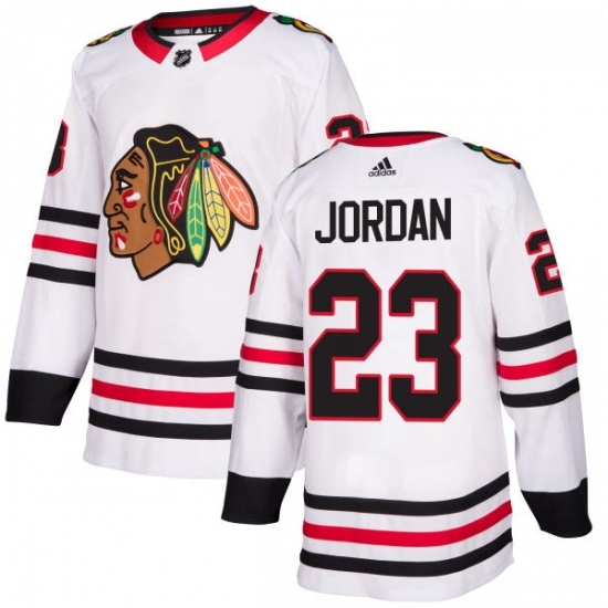 Youth Adidas Chicago Blackhawks 23 Michael Jordan Authentic White Away NHL Jersey Youth Adidas Chicago Blackhawks 23 Michael Jordan Authentic White Away NHL Jersey