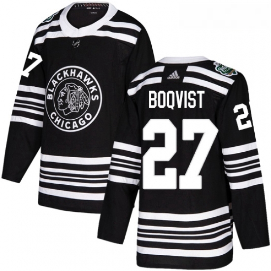 Youth Adidas Chicago Blackhawks 27 Adam Boqvist Authentic Black 2019 Winter Classic NHL Jersey Youth Adidas Chicago Blackhawks 27 Adam Boqvist Authentic Black 2019 Winter Classic NHL Jersey