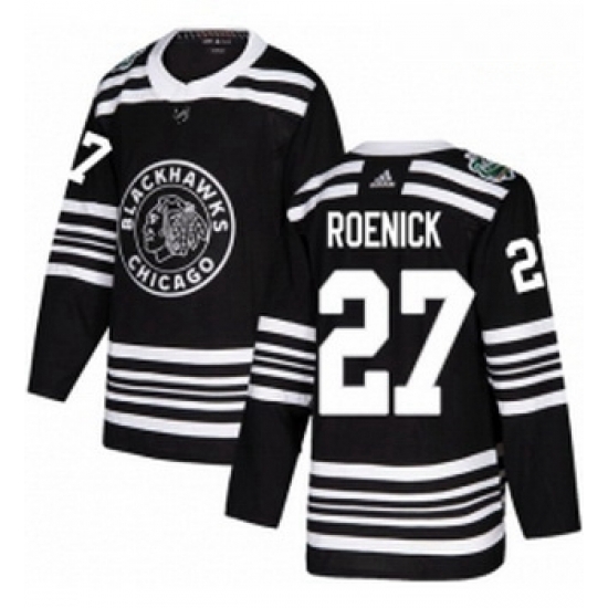 Youth Adidas Chicago Blackhawks 27 Jeremy Roenick Authentic Black 2019 Winter Classic NHL Jersey Youth Adidas Chicago Blackhawks 27 Jeremy Roenick Authentic Black 2019 Winter Classic NHL Jersey