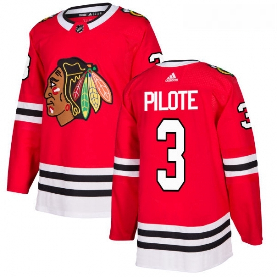Youth Adidas Chicago Blackhawks 3 Pierre Pilote Authentic Red Home NHL Jersey Youth Adidas Chicago Blackhawks 3 Pierre Pilote Authentic Red Home NHL Jersey