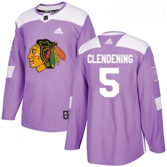 Youth Adidas Chicago Blackhawks 5 Adam Clendening Authentic Purple Fights Cancer Practice NHL Jersey Youth Adidas Chicago Blackhawks 5 Adam Clendening Authentic Purple Fights Cancer Practice NHL Jersey