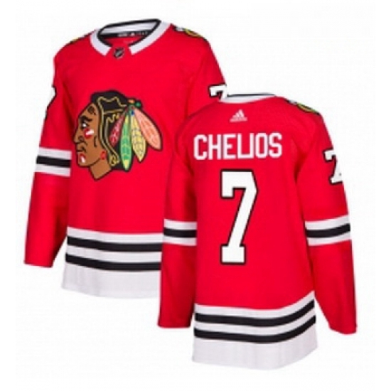 Youth Adidas Chicago Blackhawks 7 Chris Chelios Authentic Red Home NHL Jersey Youth Adidas Chicago Blackhawks 7 Chris Chelios Authentic Red Home NHL Jersey
