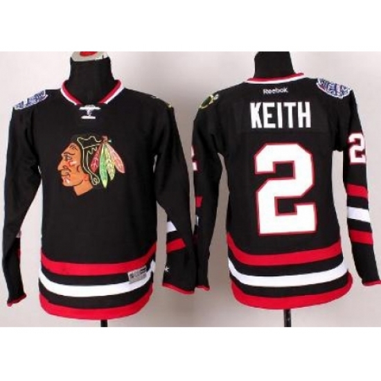 Youth Chicago Blackhawks 2 Duncan Keith Black 2014 Stadium Series NHL Jersey Youth Chicago Blackhawks 2 Duncan Keith Black 2014 Stadium Series NHL Jersey