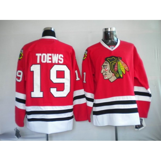 Youth RBK Chicago Blackhawks #19 TOEWS red Youth RBK Chicago Blackhawks #19 TOEWS red
