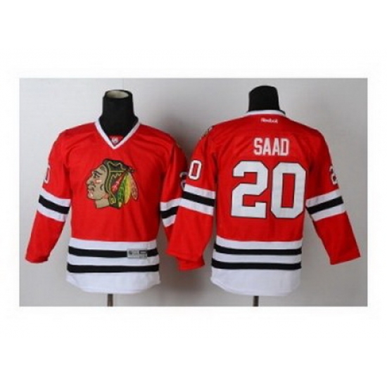Youth nhl jerseys chicago blackhawks #20 saad red Youth nhl jerseys chicago blackhawks #20 saad red