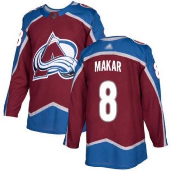 Adidas Colorado Avalanche 8 Cale Makar Burgundy Home Authentic Stitched NHL Jersey Adidas Colorado Avalanche 8 Cale Makar Burgundy Home Authentic Stitched NHL Jersey