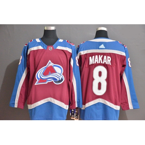 Avalanche 8 Cale Makar Blue Red Adidas Jersey Avalanche 8 Cale Makar Blue Red Adidas Jersey