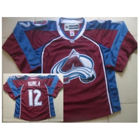 Colorado Avalanche 12 Jarome Iginla Red NHL Jerseys Colorado Avalanche 12 Jarome Iginla Red NHL Jerseys