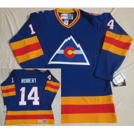 Colorado Avalanche 14 Robert CCM Throwback Blue NHL Jerseys Colorado Avalanche 14 Robert CCM Throwback Blue NHL Jerseys