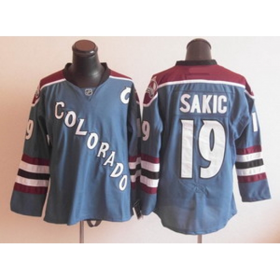 Colorado Avalanche 19 Joe Sakic Blue Jersey Colorado Avalanche 19 Joe Sakic Blue Jersey
