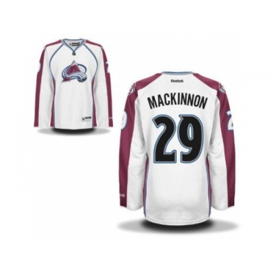 Colorado Avalanche 29 Nathan MacKinnon White NHL Jerseys Colorado Avalanche 29 Nathan MacKinnon White NHL Jerseys