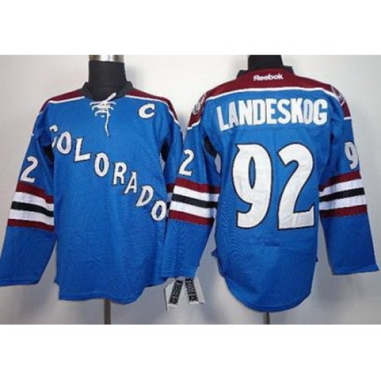 Colorado Avalanche 92 Gabriel Landeskog Blue NHL Jerseys Colorado Avalanche 92 Gabriel Landeskog Blue NHL Jerseys