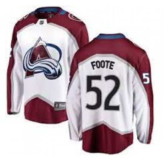 Men 52 Foote White Adidas Jersey Men 52 Foote White Adidas Jersey
