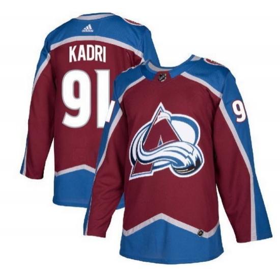 Men Colorado Avalanche 91 Nazem Kadri Burgundy Stitched Jersey Men Colorado Avalanche 91 Nazem Kadri Burgundy Stitched Jersey