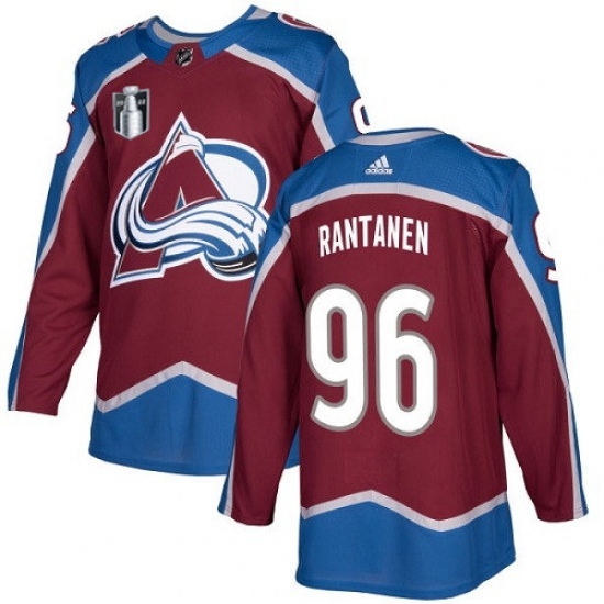 Men Colorado Avalanche 96 Mikko Rantanen 2022 Burgundy Stanley Cup Final Patch Stitched Jersey Men Colorado Avalanche 96 Mikko Rantanen 2022 Burgundy Stanley Cup Final Patch Stitched Jersey