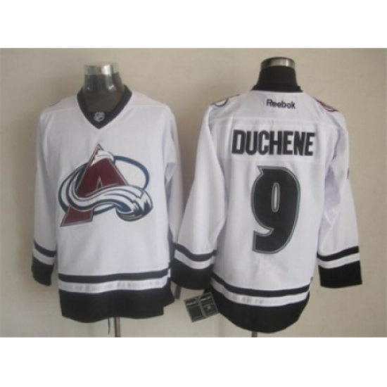 NHL Colorado Avalanche #9 Matt Duchene white-black jerseys NHL Colorado Avalanche #9 Matt Duchene white-black jerseys