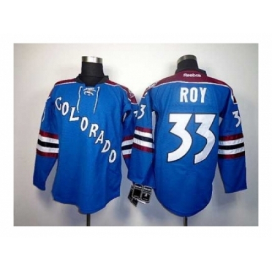 NHL Jerseys Colorado Avalanche #33 Roy blue NHL Jerseys Colorado Avalanche #33 Roy blue