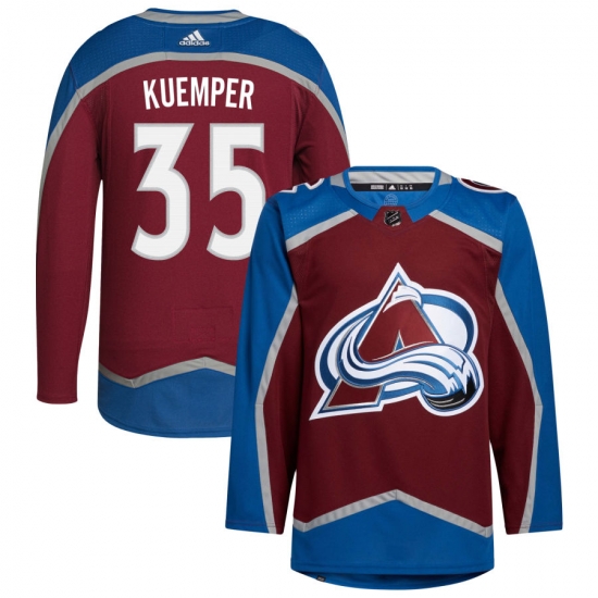 Women Adidas Colorado Avalanche 35 Darcy Kuemper Burgundy Home Authentic Stitched NHL Jersey Women Adidas Colorado Avalanche 35 Darcy Kuemper Burgundy Home Authentic Stitched NHL Jersey
