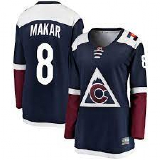 Women Adidas Colorado Avalanche 8 Cale Makar Navy Alternate Authentic Stitched NHL Jersey Women Adidas Colorado Avalanche 8 Cale Makar Navy Alternate Authentic Stitched NHL Jersey