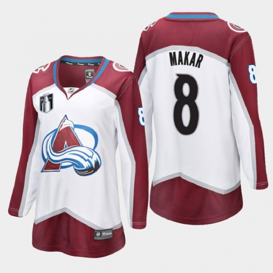 Women Adidas Colorado Avalanche 8 Cale Makar White Stitched Stanley Cup NHL Jersey Women Adidas Colorado Avalanche 8 Cale Makar White Stitched Stanley Cup NHL Jersey