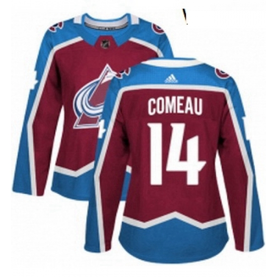 Womens Adidas Colorado Avalanche 14 Blake Comeau Authentic Burgundy Red Home NHL Jersey Womens Adidas Colorado Avalanche 14 Blake Comeau Authentic Burgundy Red Home NHL Jersey