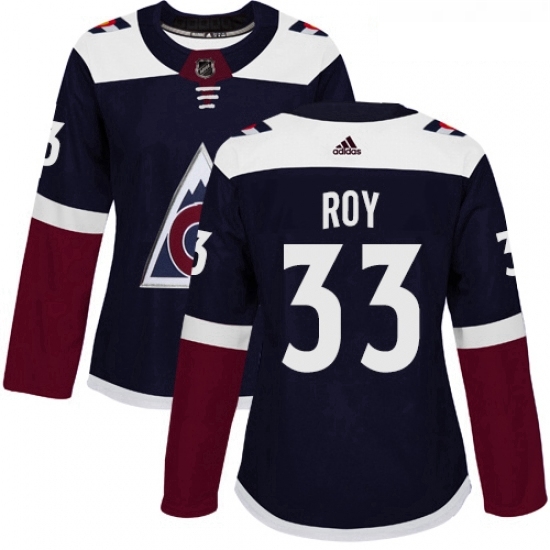 Womens Adidas Colorado Avalanche 33 Patrick Roy Authentic Navy Blue Alternate NHL Jersey Womens Adidas Colorado Avalanche 33 Patrick Roy Authentic Navy Blue Alternate NHL Jersey