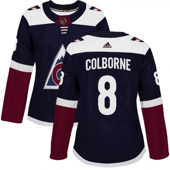 Womens Adidas Colorado Avalanche 8 Joe Colborne Authentic Navy Blue Alternate NHL Jersey Womens Adidas Colorado Avalanche 8 Joe Colborne Authentic Navy Blue Alternate NHL Jersey