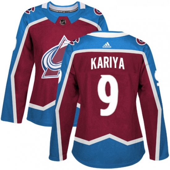 Womens Adidas Colorado Avalanche 9 Paul Kariya Premier Burgundy Red Home NHL Jersey Womens Adidas Colorado Avalanche 9 Paul Kariya Premier Burgundy Red Home NHL Jersey