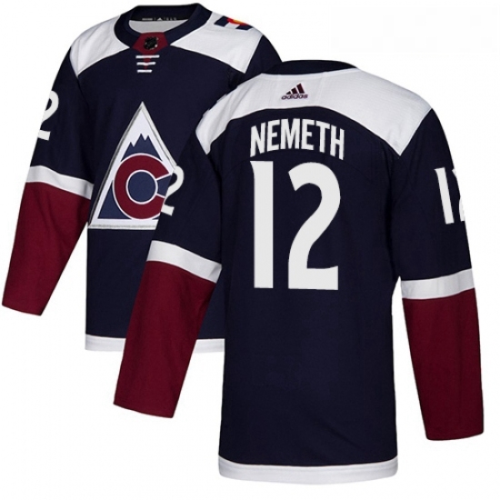 Youth Adidas Colorado Avalanche 12 Patrik Nemeth Authentic Navy Blue Alternate NHL Jersey Youth Adidas Colorado Avalanche 12 Patrik Nemeth Authentic Navy Blue Alternate NHL Jersey