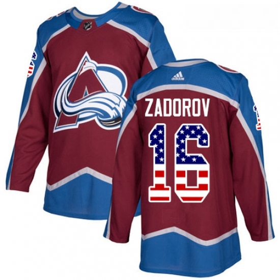 Youth Adidas Colorado Avalanche 16 Nikita Zadorov Authentic Burgundy Red USA Flag Fashion NHL Jersey Youth Adidas Colorado Avalanche 16 Nikita Zadorov Authentic Burgundy Red USA Flag Fashion NHL Jersey