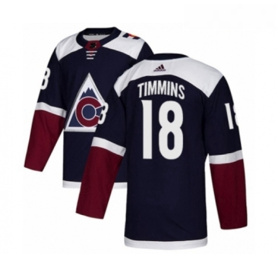 Youth Adidas Colorado Avalanche 18 Conor Timmins Premier Navy Blue Alternate NHL Jersey Youth Adidas Colorado Avalanche 18 Conor Timmins Premier Navy Blue Alternate NHL Jersey