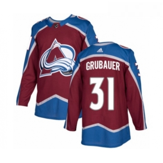 Youth Adidas Colorado Avalanche 31 Philipp Grubauer Premier Burgundy Red Home NHL Jersey Youth Adidas Colorado Avalanche 31 Philipp Grubauer Premier Burgundy Red Home NHL Jersey