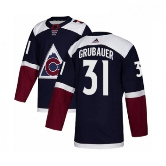 Youth Adidas Colorado Avalanche 31 Philipp Grubauer Premier Navy Blue Alternate NHL Jersey Youth Adidas Colorado Avalanche 31 Philipp Grubauer Premier Navy Blue Alternate NHL Jersey
