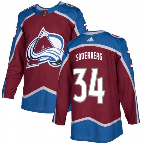 Youth Adidas Colorado Avalanche 34 Carl Soderberg Authentic Burgundy Red Home NHL Jersey Youth Adidas Colorado Avalanche 34 Carl Soderberg Authentic Burgundy Red Home NHL Jersey