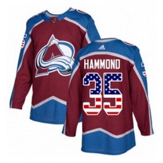 Youth Adidas Colorado Avalanche 35 Andrew Hammond Authentic Burgundy Red USA Flag Fashion NHL Jersey Youth Adidas Colorado Avalanche 35 Andrew Hammond Authentic Burgundy Red USA Flag Fashion NHL Jersey