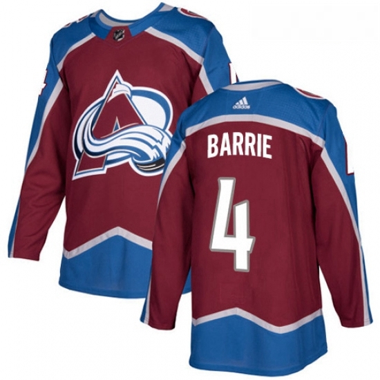 Youth Adidas Colorado Avalanche 4 Tyson Barrie Authentic Burgundy Red Home NHL Jersey Youth Adidas Colorado Avalanche 4 Tyson Barrie Authentic Burgundy Red Home NHL Jersey
