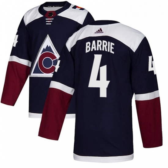 Youth Adidas Colorado Avalanche 4 Tyson Barrie Authentic Navy Blue Alternate NHL Jersey Youth Adidas Colorado Avalanche 4 Tyson Barrie Authentic Navy Blue Alternate NHL Jersey