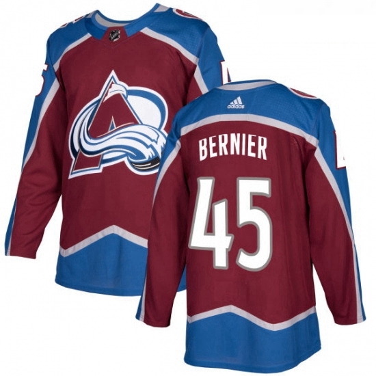 Youth Adidas Colorado Avalanche 45 Jonathan Bernier Premier Burgundy Red Home NHL Jersey Youth Adidas Colorado Avalanche 45 Jonathan Bernier Premier Burgundy Red Home NHL Jersey