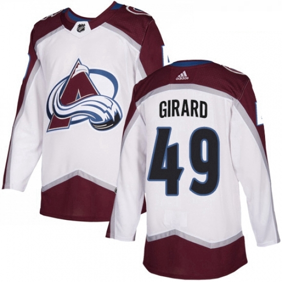 Youth Adidas Colorado Avalanche 49 Samuel Girard Authentic White Away NHL Jersey Youth Adidas Colorado Avalanche 49 Samuel Girard Authentic White Away NHL Jersey