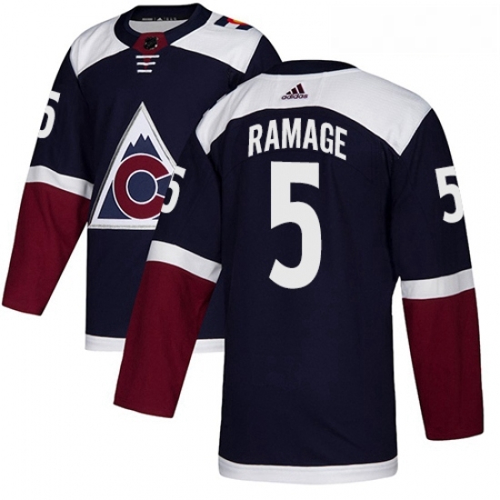 Youth Adidas Colorado Avalanche 5 Rob Ramage Authentic Navy Blue Alternate NHL Jersey Youth Adidas Colorado Avalanche 5 Rob Ramage Authentic Navy Blue Alternate NHL Jersey