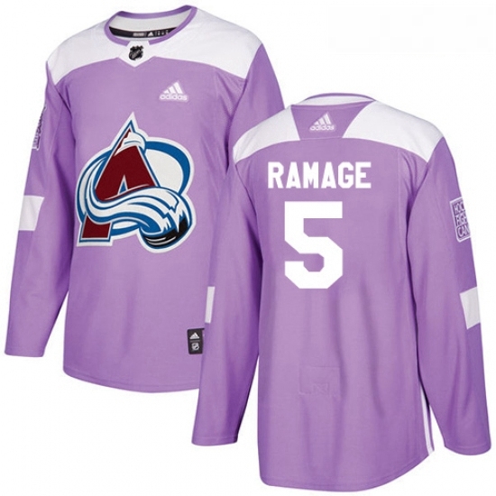 Youth Adidas Colorado Avalanche 5 Rob Ramage Authentic Purple Fights Cancer Practice NHL Jersey Youth Adidas Colorado Avalanche 5 Rob Ramage Authentic Purple Fights Cancer Practice NHL Jersey