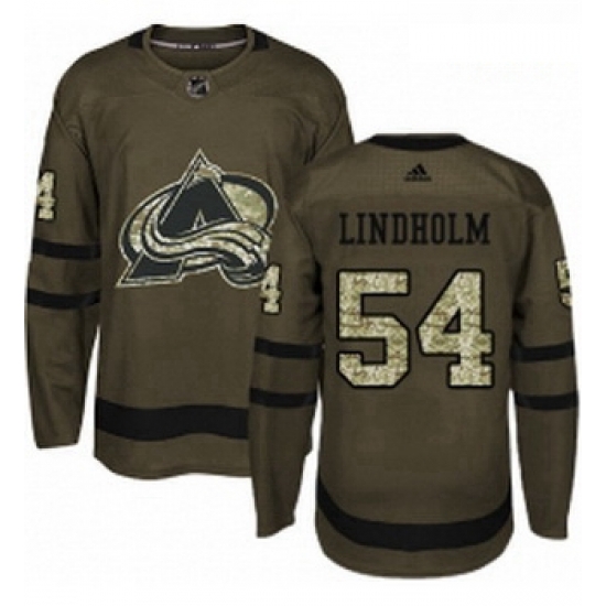 Youth Adidas Colorado Avalanche 54 Anton Lindholm Premier Green Salute to Service NHL Jersey Youth Adidas Colorado Avalanche 54 Anton Lindholm Premier Green Salute to Service NHL Jersey