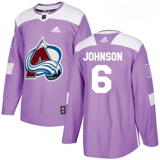 Youth Adidas Colorado Avalanche 6 Erik Johnson Authentic Purple Fights Cancer Practice NHL Jersey Youth Adidas Colorado Avalanche 6 Erik Johnson Authentic Purple Fights Cancer Practice NHL Jersey