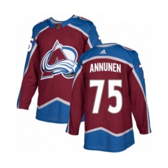 Youth Adidas Colorado Avalanche 75 Justus Annunen Premier Burgundy Red Home NHL Jersey Youth Adidas Colorado Avalanche 75 Justus Annunen Premier Burgundy Red Home NHL Jersey