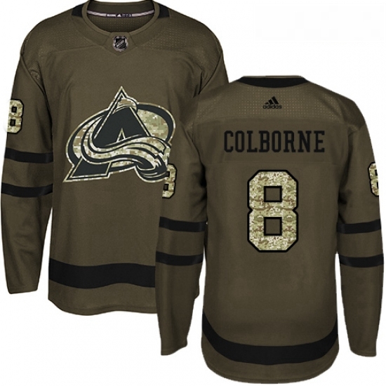 Youth Adidas Colorado Avalanche 8 Joe Colborne Authentic Green Salute to Service NHL Jersey Youth Adidas Colorado Avalanche 8 Joe Colborne Authentic Green Salute to Service NHL Jersey