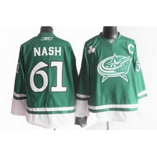 Columbus Blue Jackets #61 Rick Nash green jerseys Columbus Blue Jackets #61 Rick Nash green jerseys